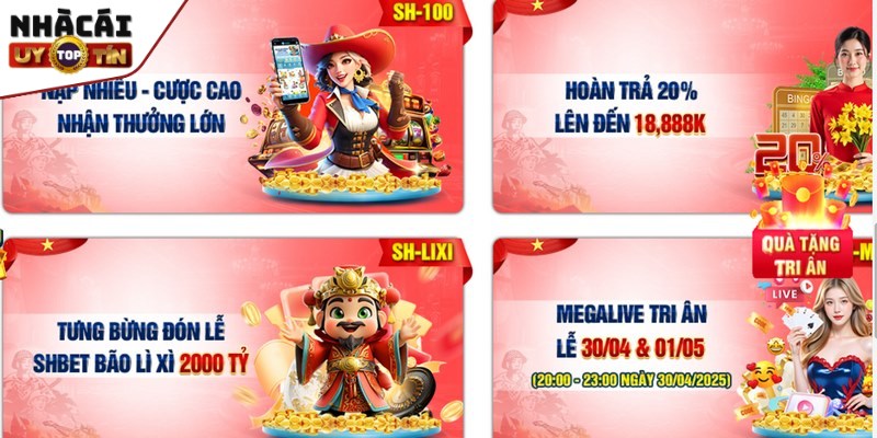 Khuyến mãi SHBet - Cập nhật ưu đãi mới nhất cho bạn 1 Tiền thưởng chào mừng là sự kiện ưu đãi đặc biệt tại SHBet